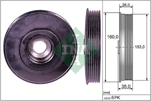 KRANK KASNAĞI P206-P207-P208-P308-P508-P3008-P5008-PARTNER-C2-C3-NEMO C4-C5-BERLINGO 1.4-1.6 HDI FORD FOCUS 2-3 - GALAXY - GRAND C-MAX - TOURNEO CONNECT - TRANSİT 1.6 TDCI
