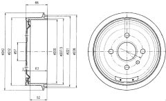 ARKA KAMPANA VECTRA A 89 95 ASTRA F 91 98 1.4-1.6-1.8-2.0 LACETTI 05 13 242x200x53x100 4DL 568054-91024352