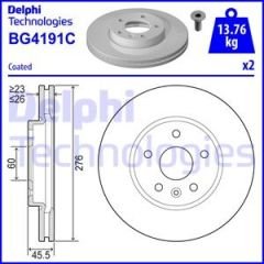 FREN DİSKİ ÇİFTLİ PAKET - BOYALI CHEVROLET-OPEL-AVEO-CRUZE-ASTRA 03/2009 509069-569073
