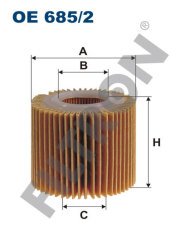 YAĞ FİLTRESİ TOYOTA VERSO 1.6 132HP 04/09-