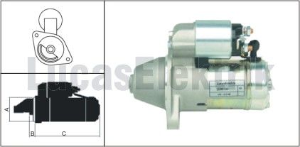 MARŞ MOTORU KOMPLE 12V-1.4kw 13 DİŞ OPEL ASTRA G-H-J CORSA C-COMBO C-MERIVA A-MOKKA 1.7 CDTI