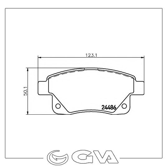 ARKA BALATA FİŞLİ TRANSİT V347 2.2 2.4 3.2 TDCI 07/06 GDB1725