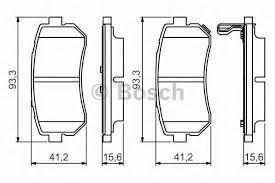 ARKA BALATA HYUNDAI İ20 1.2-1.4 CRDİ-1.6 08 İ30 1.4-1.6-2.0 08 İX35 10 TUCSON SPORTAGE 10