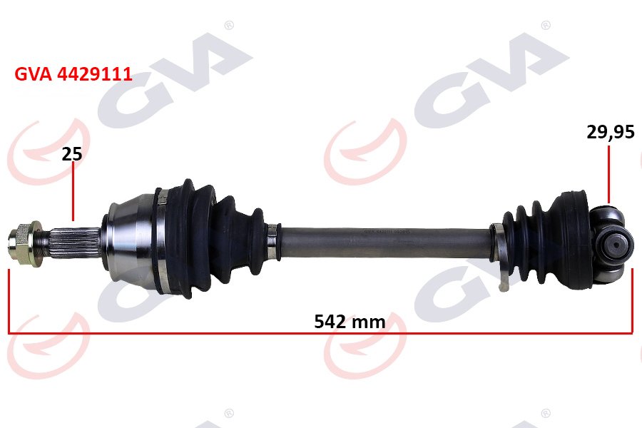 x KOMPLE AKS SAĞ FIORINO 1.3 MTJ 07 542mm AKS LALE SİZ