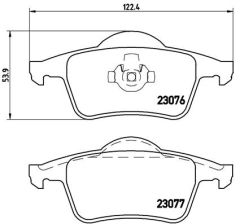 ARKA BALATA VOLVO S60 2000-2010 S80 1998-2006 V70 97-07 XC70 97-07 S70 97-00