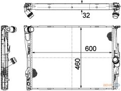 MOTOR SU RADYATORU MEKANIK SANZ. PREMIUM LINE BMW E81 E82 E87 E88 E90 E91 E92 E93 X1 E84 Z4 E89