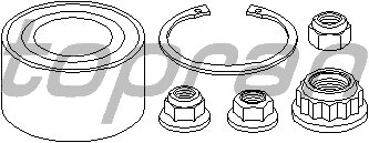 755 ÖN TEKER RULMANI GOLF 4-BORA-A3-SEAT-LEON-TOLEDO-SKODA-OCTAVIA VKBA3455