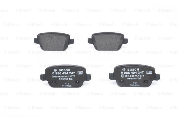 ARKA FREN BALATASI MONDEO 4 CA2 07>14 S-MAX 09> 06> S-MAX 09> KUGA 1 08>12 GALAXY 3 06> VOLVO S80 2 06> S80 07> V70 06> V70 07> XC70 06> FREELANDER 2 2.2