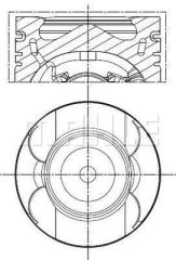 PISTON SEGMAN STANDART 83.00mm MERCEDES OM651 W204 C218 W212 W166 W221 W639 B906 SARI BURCLU