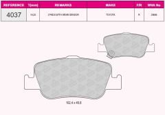 ARKA BALATA AURIS-COROLLA 1.4D4D 1.4 VVTI-1.6 VVTI-1.8 2.0D-4D-2.2D 07 12 1.3 1.6 13