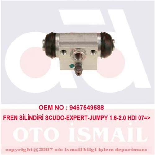 x FREN SİLİNDİRİ SCUDO 1.6-2.0MTJ-EXPERT-JUMPY 1.6-2.0HDI 07 Delik:22.2mm