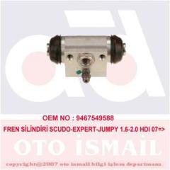 x FREN SİLİNDİRİ SCUDO 1.6-2.0MTJ-EXPERT-JUMPY 1.6-2.0HDI 07 Delik:22.2mm