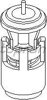 755 TERMOSTAT KOMPLE BORA-CADDY 2-3-GOLF 3-4-5-POLO-CORDOBA-IBIZA-FABIA-OCTAVIA-LEON-TOLED