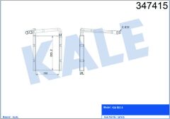 KALORİFER RADYATÖRÜ KIA RIO 1.4L G4EE benzinli 05-10 1.6L G4ED benzinli 05-10 1.5L CRDİ 4 silindi r 05- - ALEMİNYUM