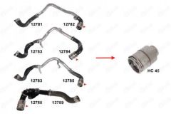 TURBO HORTUMLARI NV400 Platform şasi X62. X62B dCi 130 M9T704