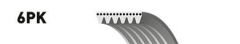 ALTERNATÖR KANALLI KAYIŞI 6PK1710 COMBO E-INSIGNIA A-P206-XSARA-FIESTA 1.4HDİ-BERLINGO-PARTNER- P407-C5-JUMPY 1.6 HDİ