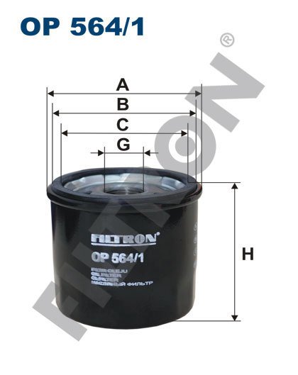 YAĞ FİLİTRESİ CHEVROLET KALOS-AVEO-SPARK 1.2 08>