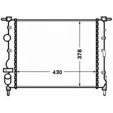 TURBO RADYATÖRÜ INTERCOOLER MEGANE 4-KADJAR-TALISMAN-SCENIC-QASHQAI 1.5DCİ- XTRAIL 1.6 64x217.9x282