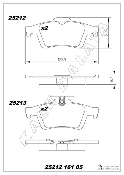 ARKA BALATA FOCUS 2 CMAX 03 CONNECT 02 LAGUNA 3 07 OPEL VECTRA C 02 SIGNUM 03 CITROEN C5 08 PEUGEOT P508 10 18 1647875980-4254.A8