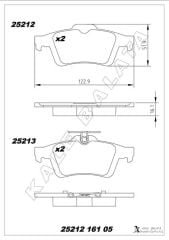 ARKA BALATA FOCUS 2 CMAX 03 CONNECT 02 LAGUNA 3 07 OPEL VECTRA C 02 SIGNUM 03 CITROEN C5 08 PEUGEOT P508 10 18 1647875980-4254.A8