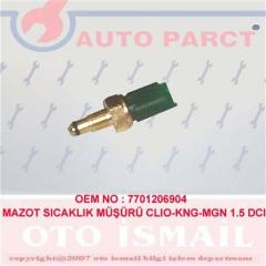 x MAZOT POMPA SICAKLIK MÜŞÜRÜ CLIO-KANGOO-MEGANE-MICRA 1.5DCI-3008-307-308-407-5008-C4-C5-MONDEO 2.0HDI 9467599980-1452490-1820365-4S4Q9D995BA-9M5Q9F951AA-16970BN700-2263000Q1N-2267000Q1N-SU001A0688