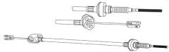DEBRİYAJ TELİ AGILA 1.2 04 675mm/413mm