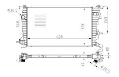 RADYATÖR FLUENCE 1.5 DCİ 630x380x26 KALE