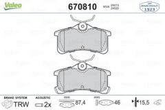 x 598810 ARKA BALATA AVENSIS 1.6VVTİ 1.8 VVTI- 2.0 VVTI 07/2001-02/2003