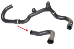 RADYATÖR ÜST HORTUMU KÜÇÜK PLASTİK PARÇA HARİÇ BOXER 3-JUMPER 3-DUCATO 3 2.2JTD 110-120HP 06