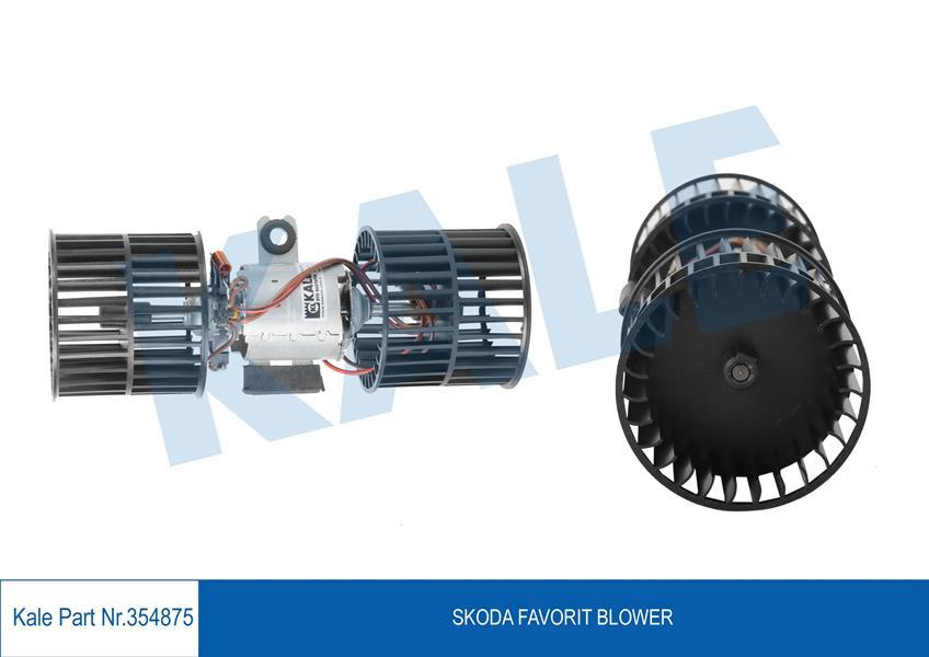 KALORİFER MOTORU SKODA FELICIA 1.3 95 98 - VOLKSWAGEN CADDY 2 1.6 96 00 12V 120W 2000 rpm