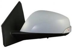 DIŞ DİKİZ AYNASI ELEKTRİKLİ SOL MEGANE FLUENCE 010 SİNYALLİ KATLANIR REZ. DESENLİ KAPAK