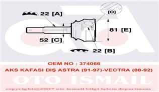 x AKS KAFASI DIŞ CORSA A-KADETT E