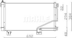 KLIMA RADYATORU MERCEDES W203 CL203 S203 C209 A209