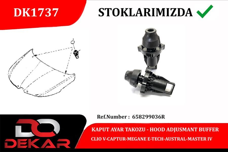 KAPUT AYAR TAKOZU CLIO 5-CAPTUR-MEGANE E-TECH-AUSTRAL-MASTER IV