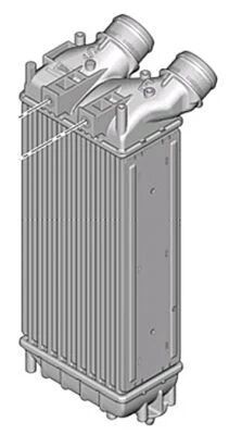 INTERCOOLER BRAZİNG INTERCOOLER A/M 300X145X76 308-3008-5008 1.2-1.6HDI-PARTNER-BERLINGO 1.6HDI 08 96514