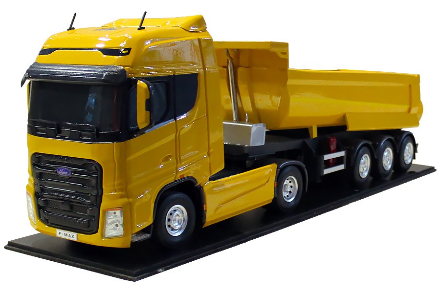 MAKET BOY:68-YÜKSEKLİK:19 CM 1:18 ÖLÇÜ FORD HAVUZ DAMPER TIR