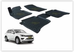 PASPAS 3D X-MAT HAVUZLU VOLKSWAGEN TOUAREG 10-18 SİYAH