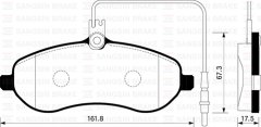 ÖN BALATA FİŞLİ EXPERT-SCUDO-JUMPY-1.6-2.0 MTJ 07 ABS SİZ GDB1718