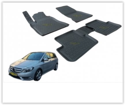 x PASPAS 3D X-MAT HAVUZLU MERCEDES W246 B SERİSİ 12 SİYAH