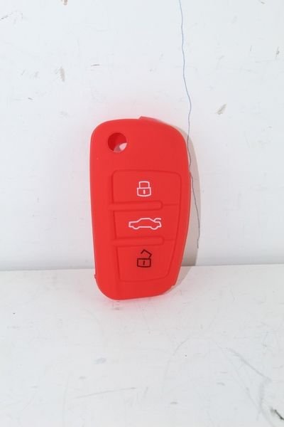 KONTAK ANAHTAR KUMANDA KORUYUCU KILIF SİLİKON KIRMIZI AUDI A3 12-20