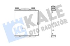 KALORİFER RADYATÖRÜ NISSAN JUKE 1.5L K9K F15 10- 1.6L HR16DE F15 10- 1.2L HRA2DDT DIG-T F15 14- 1 .6L MR16DDT DIG-T F15 10- - ALEMİNYUM