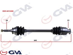 KOMPLE AKS SAĞ/SOL RENAULT 12 654mm
