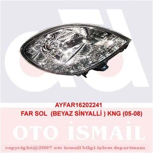FAR SOL KNG 03/03-12/07(ELEKTRİKLİ)(H4)(BEYAZ) FAR AYAR KUMANDASIZ