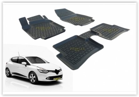PASPAS 3D X-MAT HAVUZLU RENAULT CLIO 4 13 SİYAH
