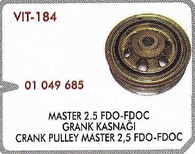 x KRANK KASNAĞI MASTER 2.5 FDOU-FDOC