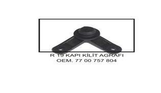 KAPI KİLİT BUTON PARÇASI AĞRAFI R19