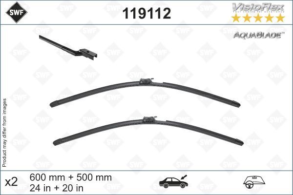SILECEK SUPURGESI VOLVO S60 3 20 V40 2 20 600 500 mm ISITMA ÖZELLİKLİ