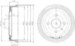 ARKA FREN KAMPANASI ASTRA F 1.4i-1.6i 91>98 KADETT 79>91 228x200x38x100x56 4DL