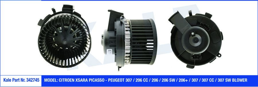 KALORİFER MOTORU 12V CITROEN XSARA PICASSO-PEUGEOT 307-206 CC-206-206 SW-206 -307 OTOM.-KLİMALI