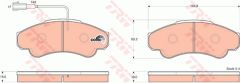 ÖN FREN BALATASI FİŞLİ BOXER 02/06 JUMPER 02/06 DUCATO 02/06 B.Y TİP 1800 KG